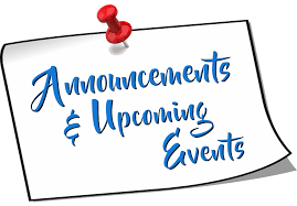 Announcements
