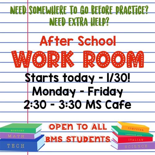 After School Work Room 